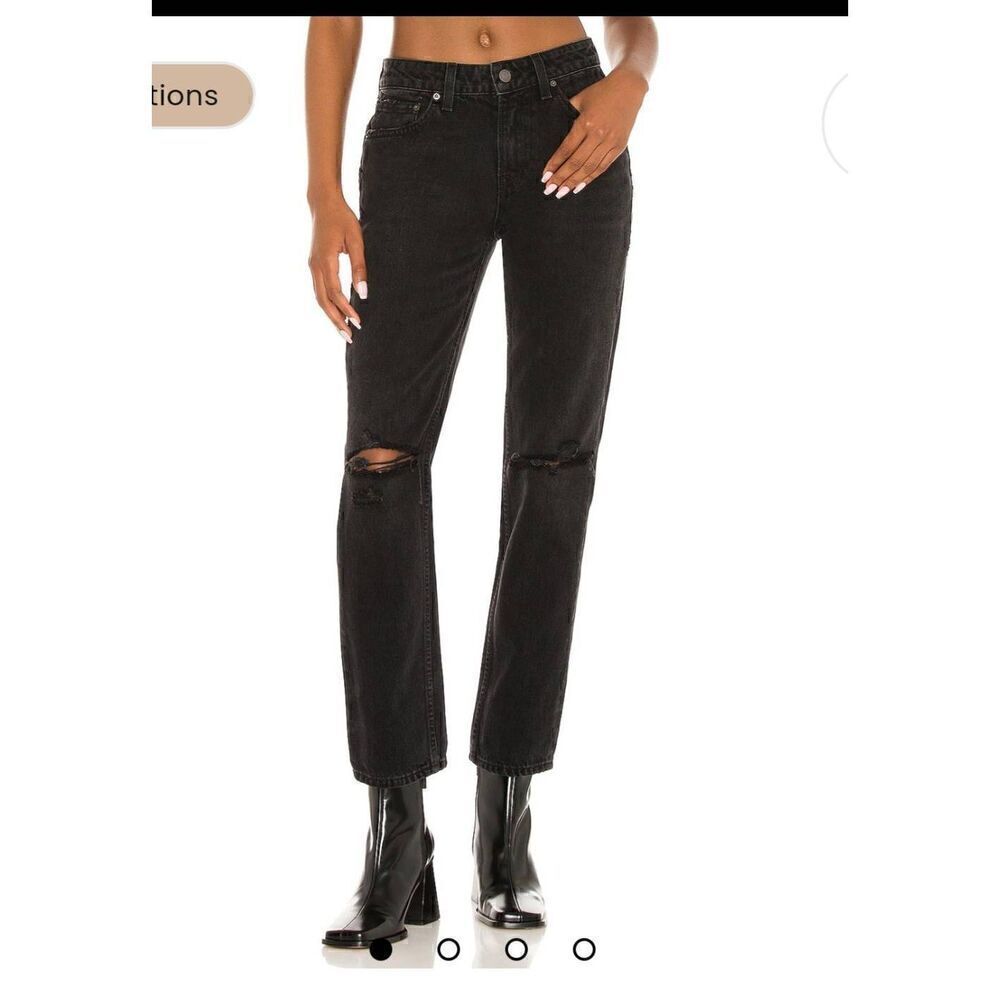 GRLFRND Kate High Rise Crop Jeans 27